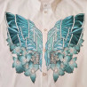 'Blue Sasakia' Butterfly Printed Shirt