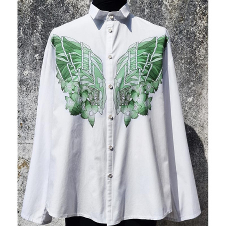 copy of 'Green Sasakia' Butterfly Print Shirt