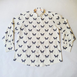 'Repeat Sasakia' All Over Butterfly Printed Shirt